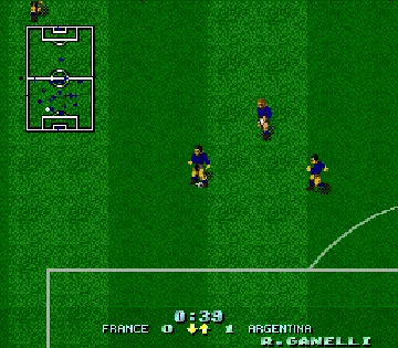 Dino Dini's Soccer! (Europe) (En,Fr,De) screen shot game playing